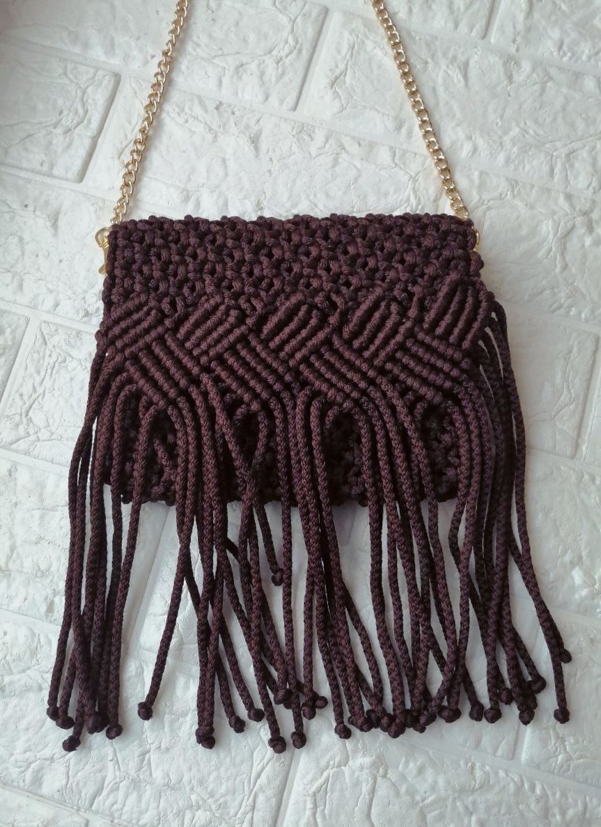 pletenaya-sumka-czvet-gorkij-shokolad-ruchnaya-rabota Плетеная сумка, цвет: горький шоколад, ручная работа